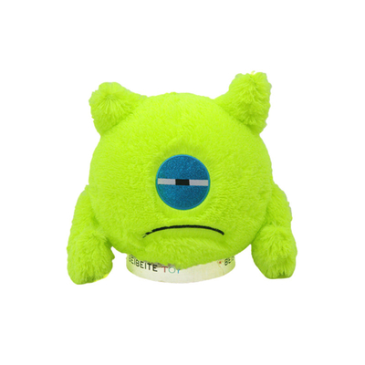 Plüschtige Halloween Fuchsige grüne gefüllte Monster mit PVC-Ballmaterial im Inneren