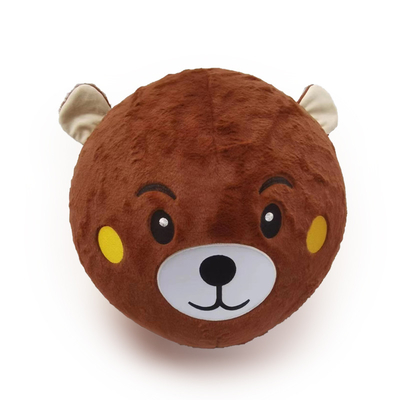 Polyester Fuzzy Panda Bear Aufblasbare Spielzeugkugel 9&quot; Durchmesser für Kinder