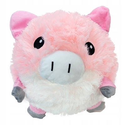 Softball Aufblasbare Zeichentrickfilm-Schwein Plush Puppe mit Innenkugel Material PVC
