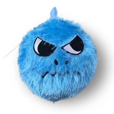 Unisex 6&quot; Lila Pelziges Monster Plüssig Runder Ball Gefülltes Tierspielzeug Alien PVC Innenkugelmaterial