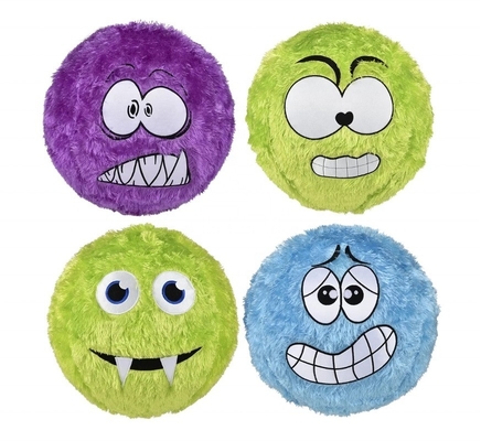 Unisex 6&quot; Lila Pelziges Monster Plüssig Runder Ball Gefülltes Tierspielzeug Alien PVC Innenkugelmaterial
