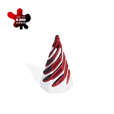 PLA 3D-gedruckte Vortex-Dreh-Illusion durch die Pyramide gehen Fidget-Spielzeug für Kinder und Erwachsene