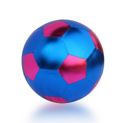 Unisex Sortiment von Metallgewebe Sprung aufblasbare Spielzeugkugeln Lila Gold und Grün