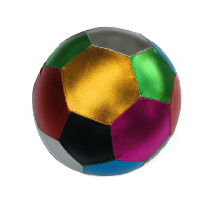 Unisex Sortiment von Metallgewebe Sprung aufblasbare Spielzeugkugeln Lila Gold und Grün