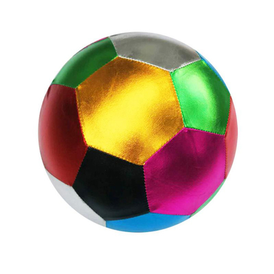 Unisex Sortiment von Metallgewebe Sprung aufblasbare Spielzeugkugeln Lila Gold und Grün