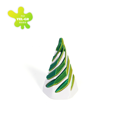 PLA 3D-gedruckte Vortex-Dreh-Illusion durch die Pyramide gehen Fidget-Spielzeug für Kinder und Erwachsene