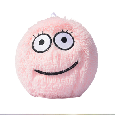 Sortiment entzückendes Pelzkugelmonster mit Innenkugelmaterial PVC süßes Cartoon-Gesicht