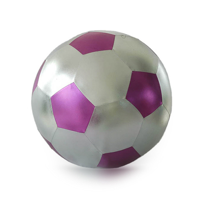 Unisex 60 cm glänzendes Polyester Gewebe Umweltschonendes PVC Fußball für Kinder