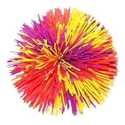 Farbenfrohe Affen Stresskugel Silikon Flauschig Kugel Strickig Silikon Koosh Kugel