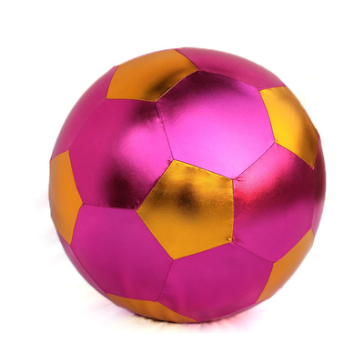 Unisex 60 cm glänzendes Polyester Gewebe Umweltschonendes PVC Fußball für Kinder