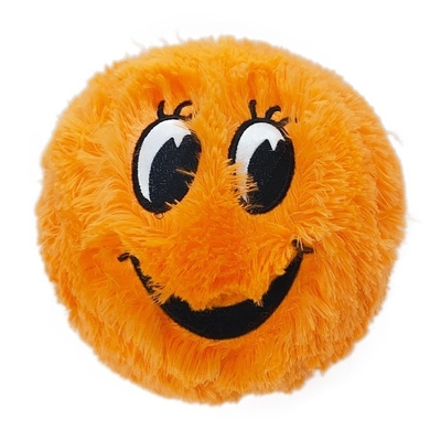Innenkugel Material PVC Plüsch Regenbogen Gesicht Pelzkugel Maskottchen für individuelle Anforderungen