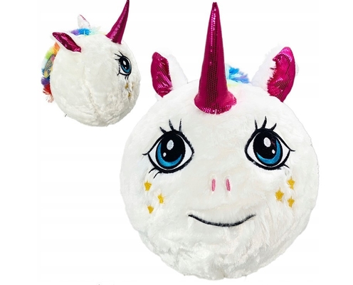 Plüsch Einhorn aufblasbares Ballspielzeug Weiß 9 Zoll für Ihre Kleinen