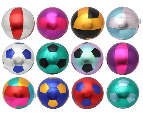 Polyester-Skin-Strandball Farbenfrohes und Schönes Aufblasespielzeug mit PVC-Innenstoff