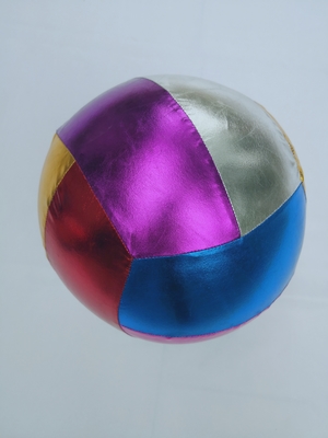 Polyester-Skin-Strandball Farbenfrohes und Schönes Aufblasespielzeug mit PVC-Innenstoff
