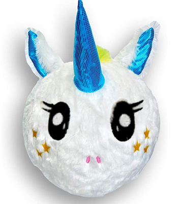 9' Durchmesser Weihnachtsspielzeug Einhorn Plüssigkugel zur Linderung von Stress