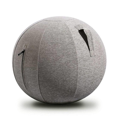 Leinenmaterial Yoga-Balldeckel für Büro Fitnessstudio Balance Übung aufblasbare PVC-Ball