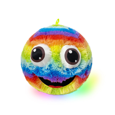 Skip Ball Aufblasbare Emoji Charakter Weicher Plüssig Ball Lustiges Gesicht Pelziges Neon Emoj Ball