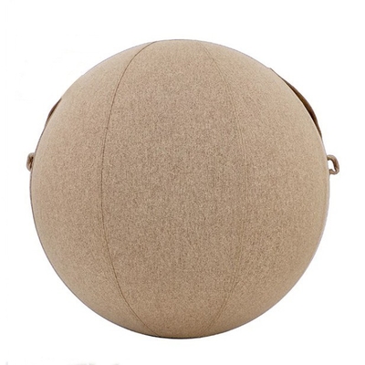 Leinenmaterial Yoga-Balldeckel für Büro Fitnessstudio Balance Übung aufblasbare PVC-Ball