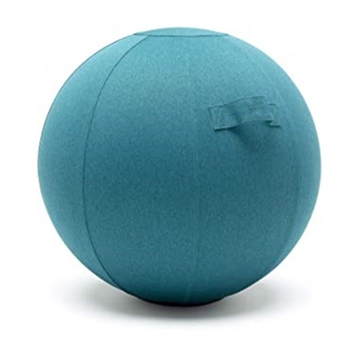Leinenmaterial Yoga-Balldeckel für Büro Fitnessstudio Balance Übung aufblasbare PVC-Ball