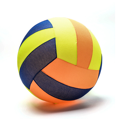 Unisex 50cm Neonnetz aufblasbar Volleyball Stoff Spielzeug Ball zum Freizeitspiel