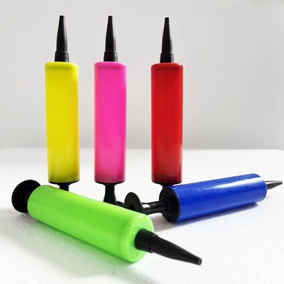 Einzeliger Artikel 17*3cm Farbiger Mini-Handbuch Helium Luftballon Pumpe Für Latex Ballons