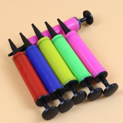 Einzeliger Artikel 17*3cm Farbiger Mini-Handbuch Helium Luftballon Pumpe Für Latex Ballons