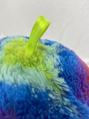 OEM ODM Akzeptiert Kinder Smiley Happy Face Aufblasbare Pelzkugel mit 3D-Augen Regenbogen Altersbereich 5-7 Jahre