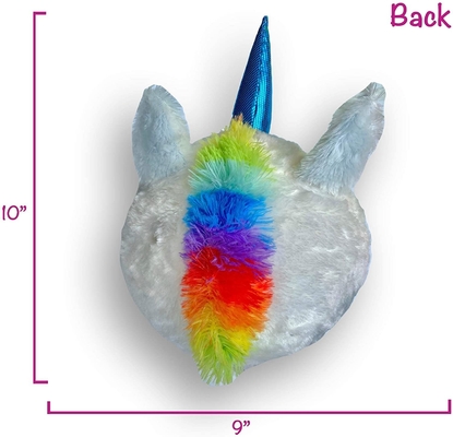 Unisex Fuzzy Ball 9 Zoll Einhorn gefülltes Tier Akzeptiert OEM ODM
