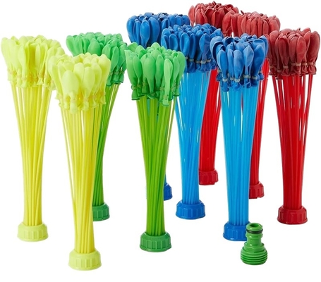 350 schnelle Wasserballons aus 10 Farben machen auf Ihrer Party einen Schlag.