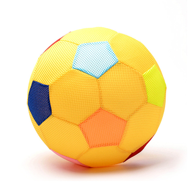 25cm Kinder glänzender Pvc aufblasbarer Pluss Stoff bedeckt Stoff Spielzeug Ball ideal für Kleinkinder