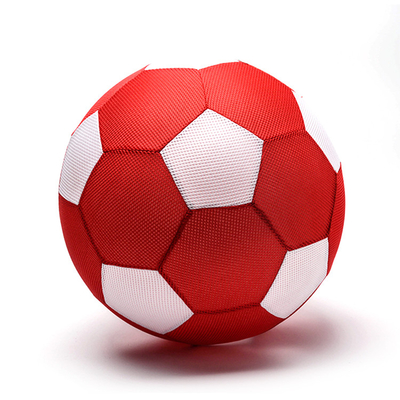 25cm Kinder glänzender Pvc aufblasbarer Pluss Stoff bedeckt Stoff Spielzeug Ball ideal für Kleinkinder