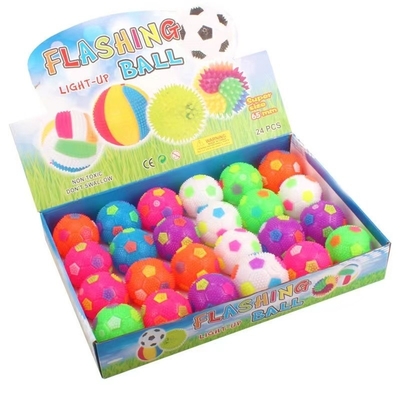 6.5cm/7.5cm LED Blinklicht Spiky Ball perfekt für Kinder-Light-Up-Feiern