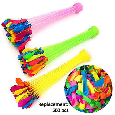 Party 3 Inch 3 Bunch 111 Stücks Schnellfüllende Wasserballons für Kinder Sommerspielzeug