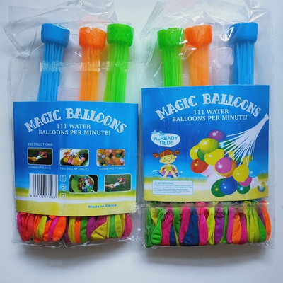 Party 3 Inch 3 Bunch 111 Stücks Schnellfüllende Wasserballons für Kinder Sommerspielzeug
