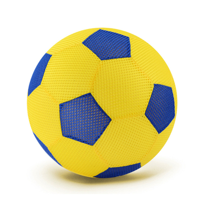 Stoff-Spielzeug-Neon-Ball kundenspezifisch 8,5 Zoll aufblasbares Netz Fußball