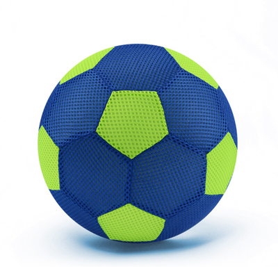 Stoff-Spielzeug-Neon-Ball kundenspezifisch 8,5 Zoll aufblasbares Netz Fußball