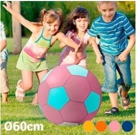 Stoff-Spielzeug-Neon-Ball kundenspezifisch 8,5 Zoll aufblasbares Netz Fußball
