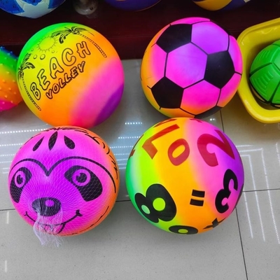 Regenbogen 14 Jahre auf Regenbogen Spielzeug Ball PVC Volleyball Aufblasen Volleyball für Strand Spiel