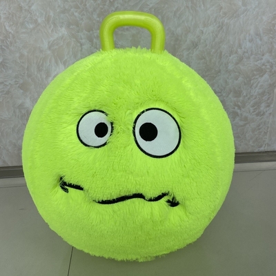 Plüsch-Spielzeug-Fahrt auf Tierkugeln Sprungball mit Griff aufblasbarer PVC-Durchmesser 20