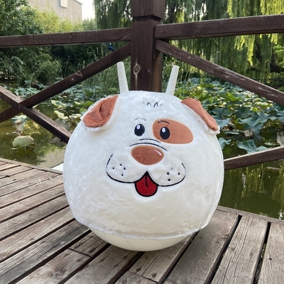 Plüsch-Spielzeug-Fahrt auf Tierkugeln Sprungball mit Griff aufblasbarer PVC-Durchmesser 20