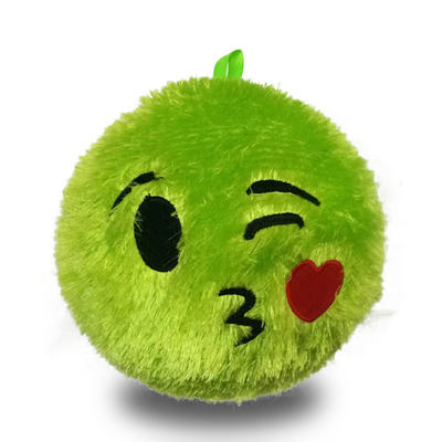 Unisex Fuss glückliche und hässliche Gesichter Plüsch-Spielzeug-Ball aufblasbares Sprunggewebe PVC-Ball