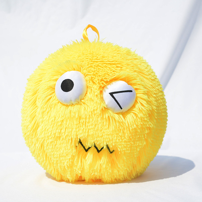 Plüsch Ballon Pelzkugeln für kundenspezifische Puppen Riesen-PVC-Gewebe überdeckt Stress-Spielzeug
