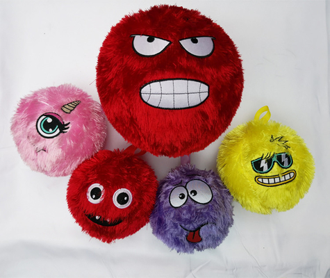Fuzzy Neon Monster Ball Pvc aufblasbarer Sprungball perfekt für Aktivitäten im Freien