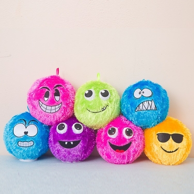 14 Jahre hoch aufblasbarer Fuzzy Monster Ball perfekt zum Werfen, Fangen und Tritt