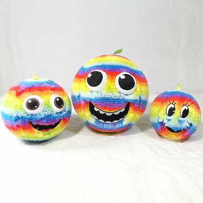 Unisex akzeptable angepasste Regenbogen bunte aufblasbare Plush Ball für die Anpassung