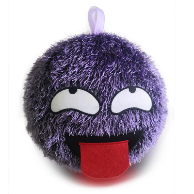 Spannungslinderndes 24 Zoll Plush Ball aufblasbares Fuzzy-Spielzeug aus Polyestermaterial
