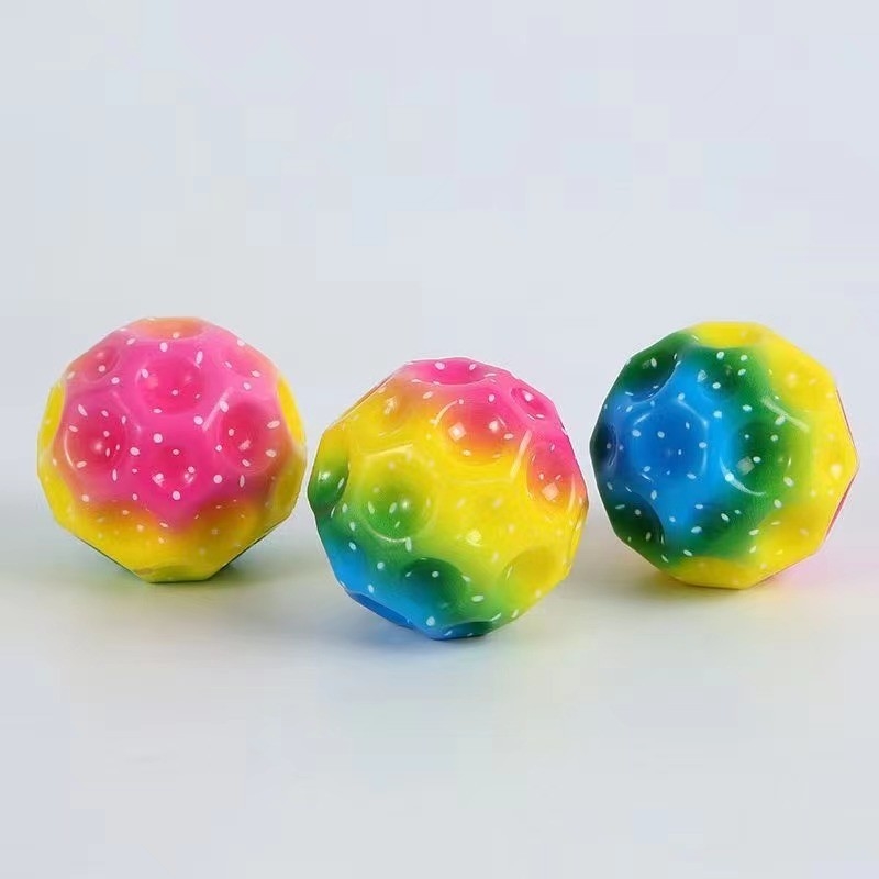 Indoor Outdoor Play Space Galaxy Bouncy Ball Stressball für die Hand-Auge-Koordination