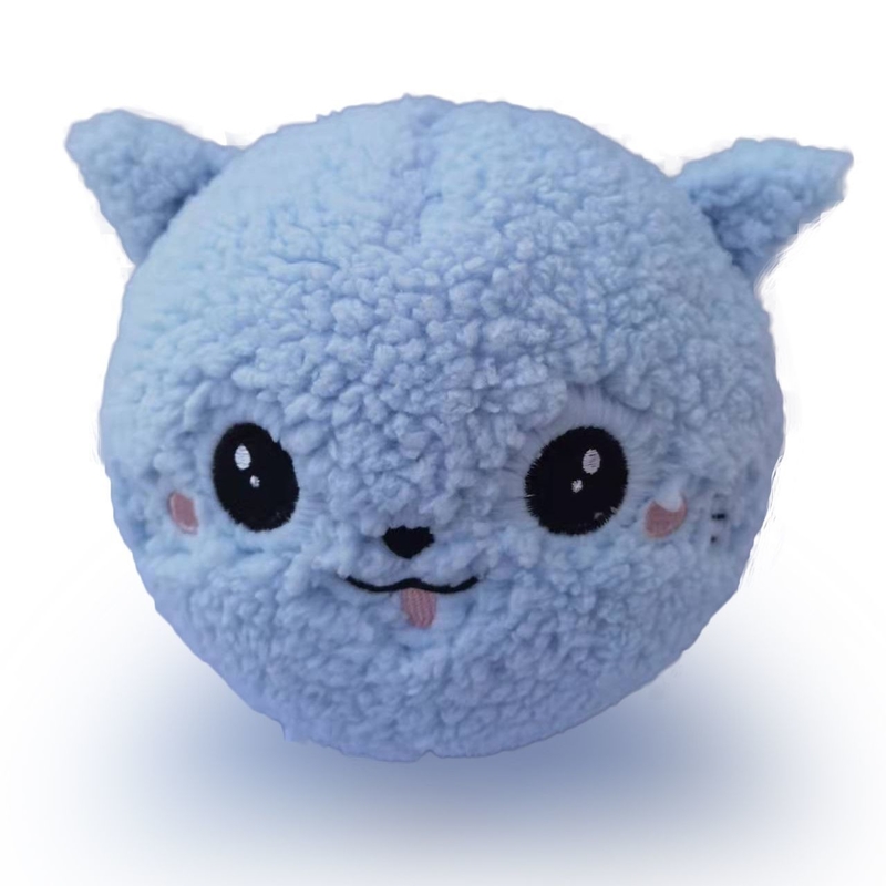 Polyester Gas gefüllte Feder aufblasbare Plüssig Fuzzy Ball für Kinder ab 14 Jahren
