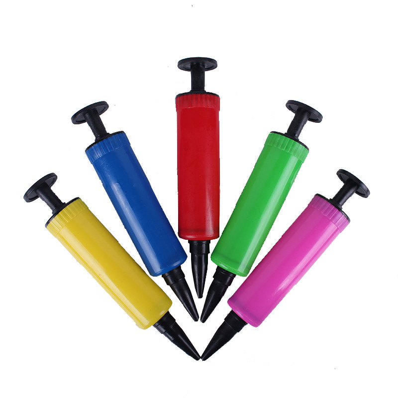 Einzeliger Artikel 17*3cm Farbiger Mini-Handbuch Helium Luftballon Pumpe Für Latex Ballons