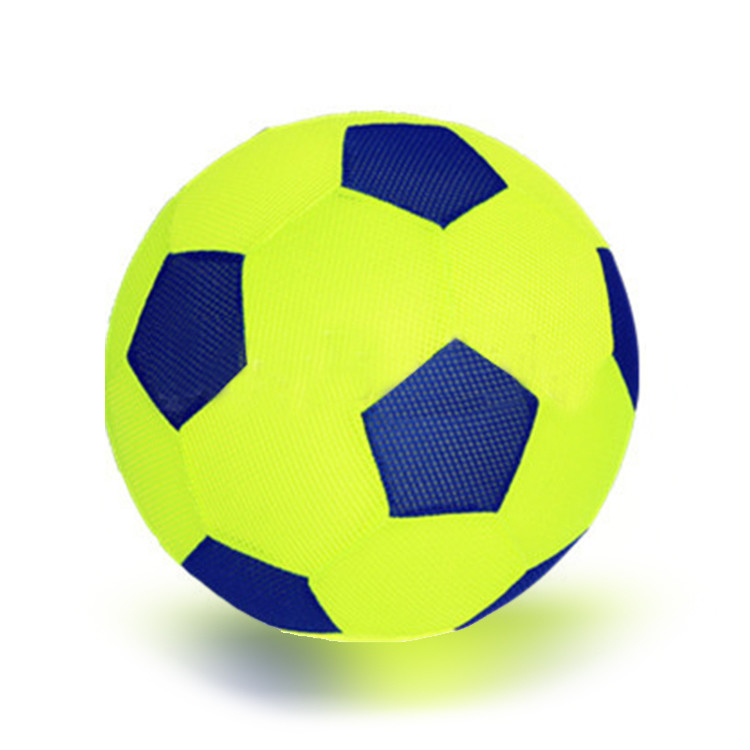 Sport-Spielzeug Farbiger Stoffball Aufblasbare PVC-Spielzeugkugel Fußball